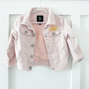 Art Class Toddler Girl Pink Jean Jacket